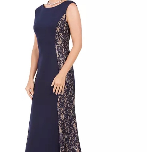 Jessica Howard formal Drees Navy blue - Picture 3 of 5